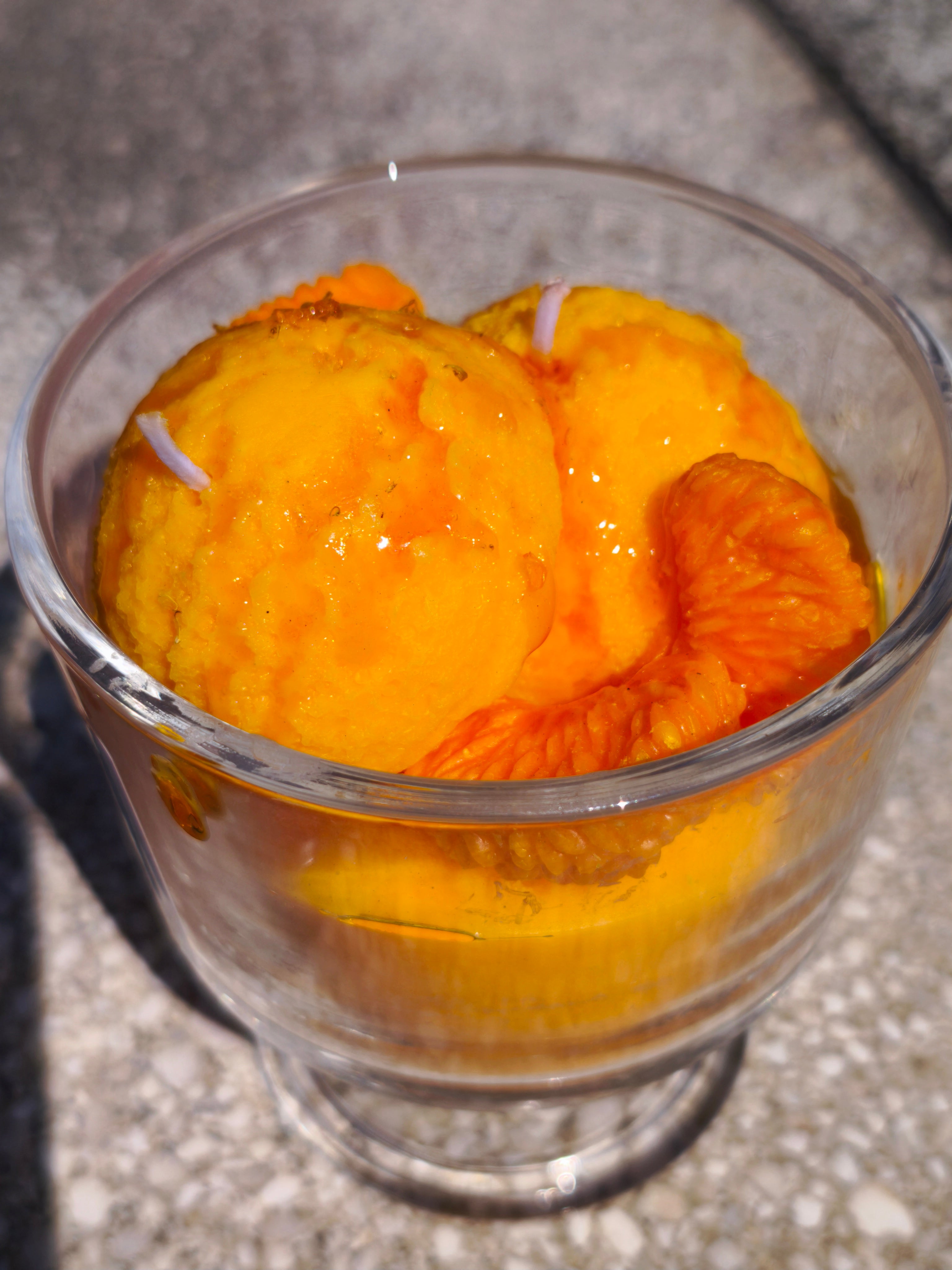 LÚMEA Citrus Sorbet Duftkerze – Grapefruit & Minze | 100 % Sojawachs | Handgegossen | 250 g