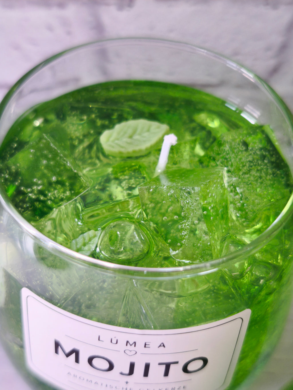 Mojito Gel Candle – Handmade Aromatic Gel Candle with Lime & Mint | 280g | Lúmea