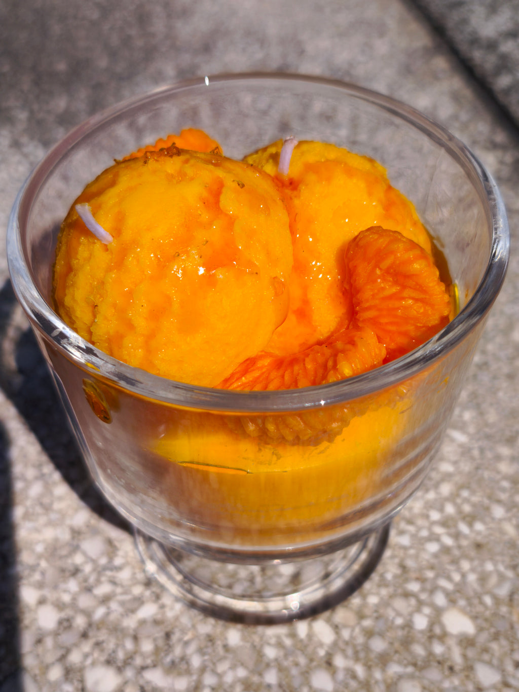LÚMEA Citrus Sorbet Duftkerze – Grapefruit & Minze | 100 % Sojawachs | Handgegossen | 250 g
