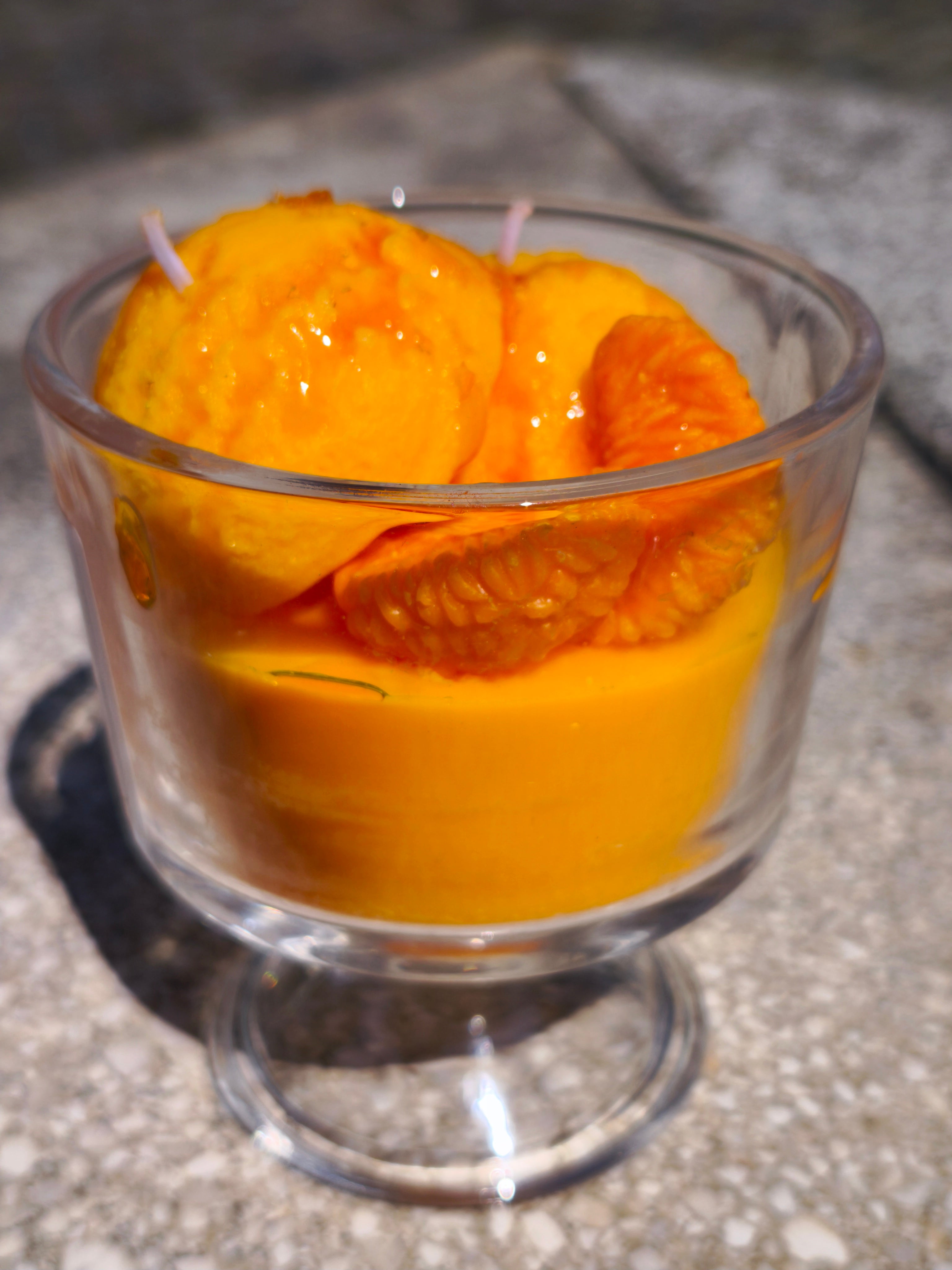 LÚMEA Citrus Sorbet Duftkerze – Grapefruit & Minze | 100 % Sojawachs | Handgegossen | 250 g