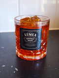 LÚMEA Whiskey Night – Duftende Gelkerze mit Eiswürfel-Effekt